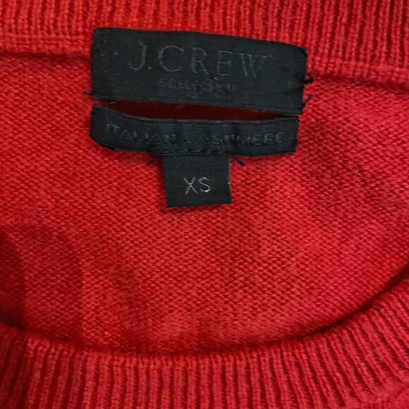 J.Crew 100% Cashmere Sweater - Red, Size XS - Picture 2 of 3